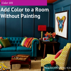 How to add color to a room