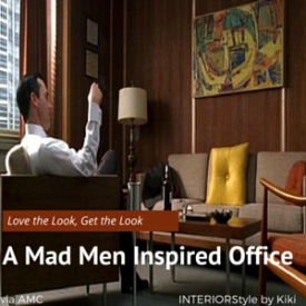 A Mad Men Inspired Office: Love the Look, Get the Look
